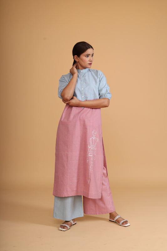 DOUBLE SHADED TUNIC CO-ORD ( SET OF 2)