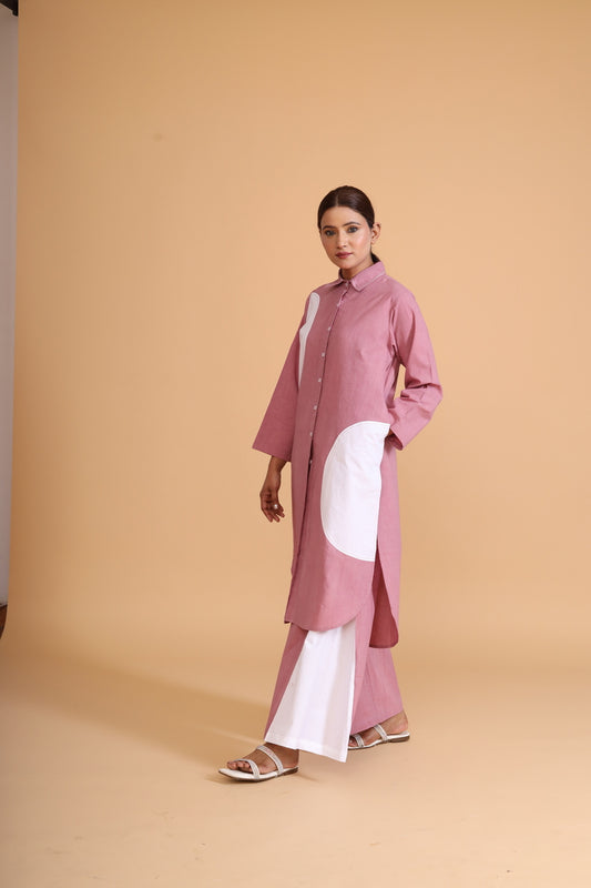 HALF SEMI CIRCLE TUNIC CO-ORD ( SET OF 2)