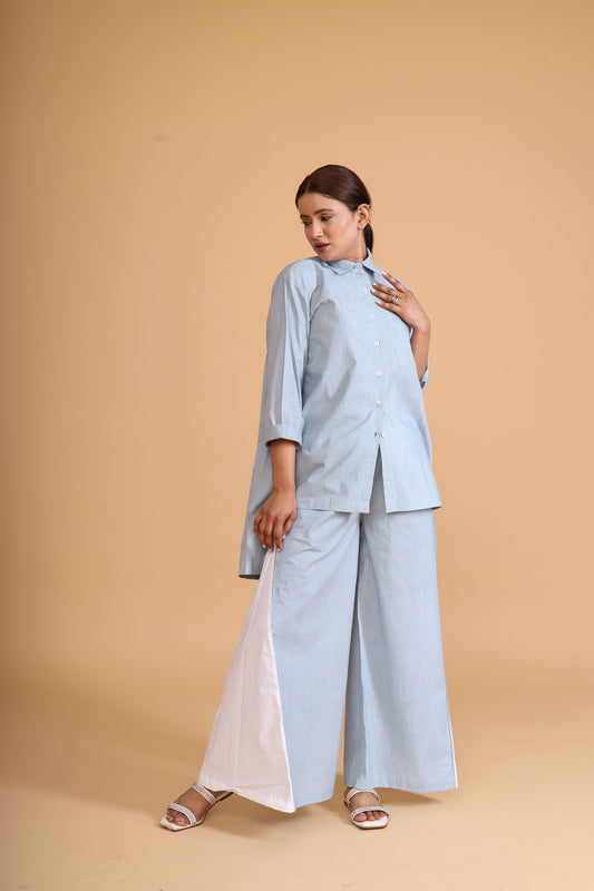 BACK GATHER SHORT TOP CO-ORD (SET OF 2)