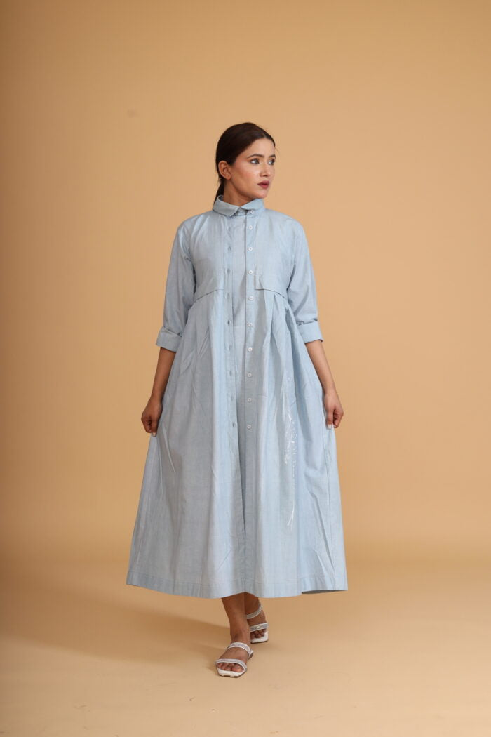 FRONT AND BACK PLEAT OVERLAY CO-ORD (SET OF 2)