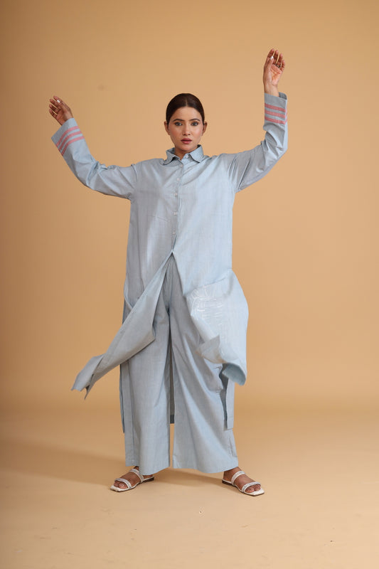 SLEEVE STRIPE DETAIL TUNIC