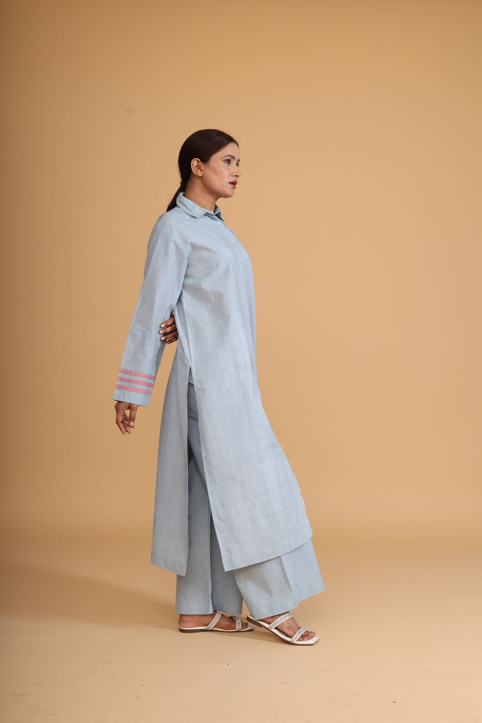 SLEEVE STRIPE DETAIL TUNIC