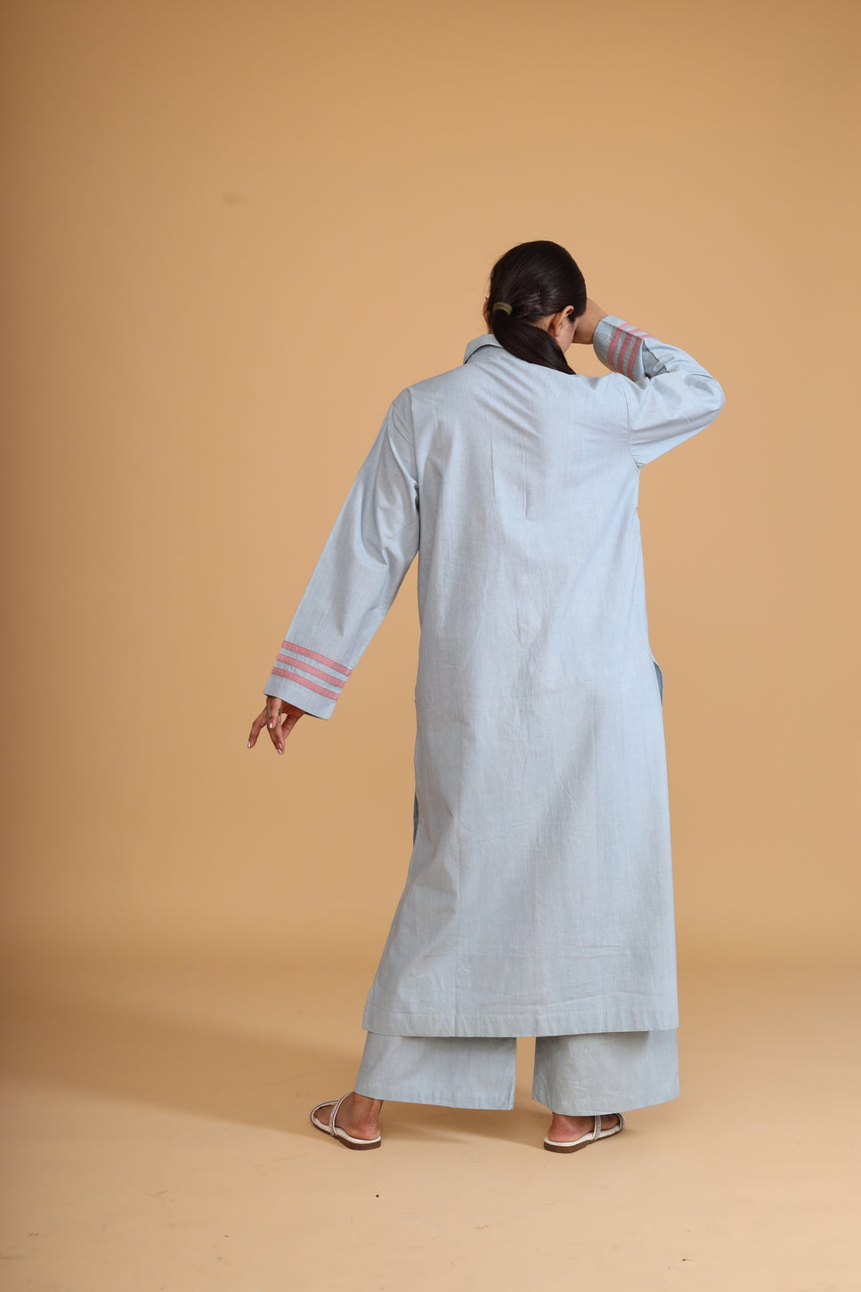 SLEEVE STRIPE DETAIL TUNIC