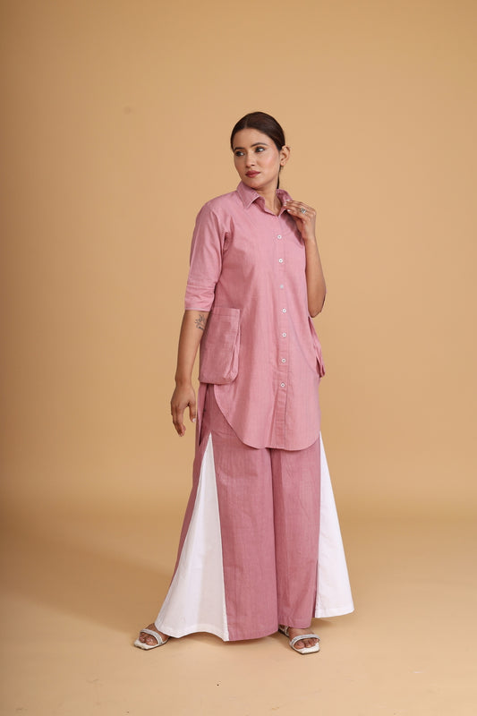 SIDE POCKETS SHORT TUNIC CO-ORD (SETOF 2)