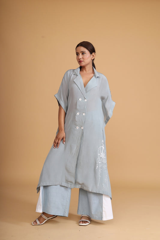 BUTTONED DETAIL KAFTAN