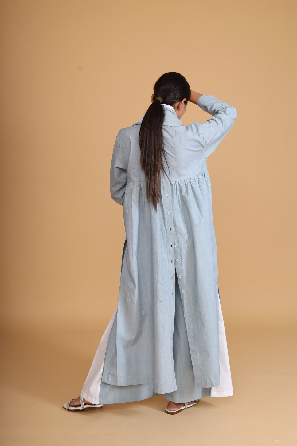 FRONT PATCH DOUBLE SIDE BUTTONED TUNIC