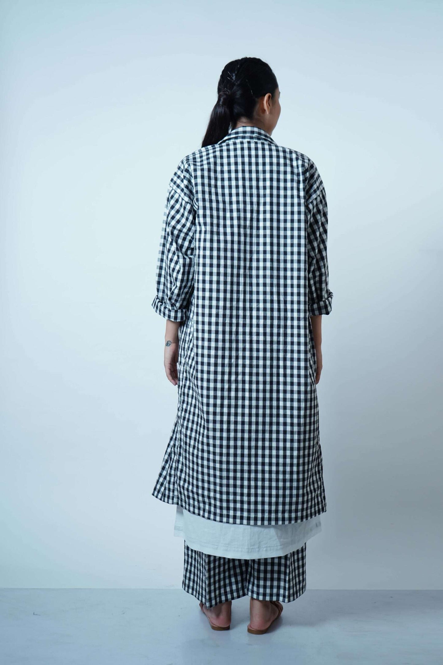 LAPEL COLLAR OVERLAY CO-ORD WITH SCARF (SET OF 3)