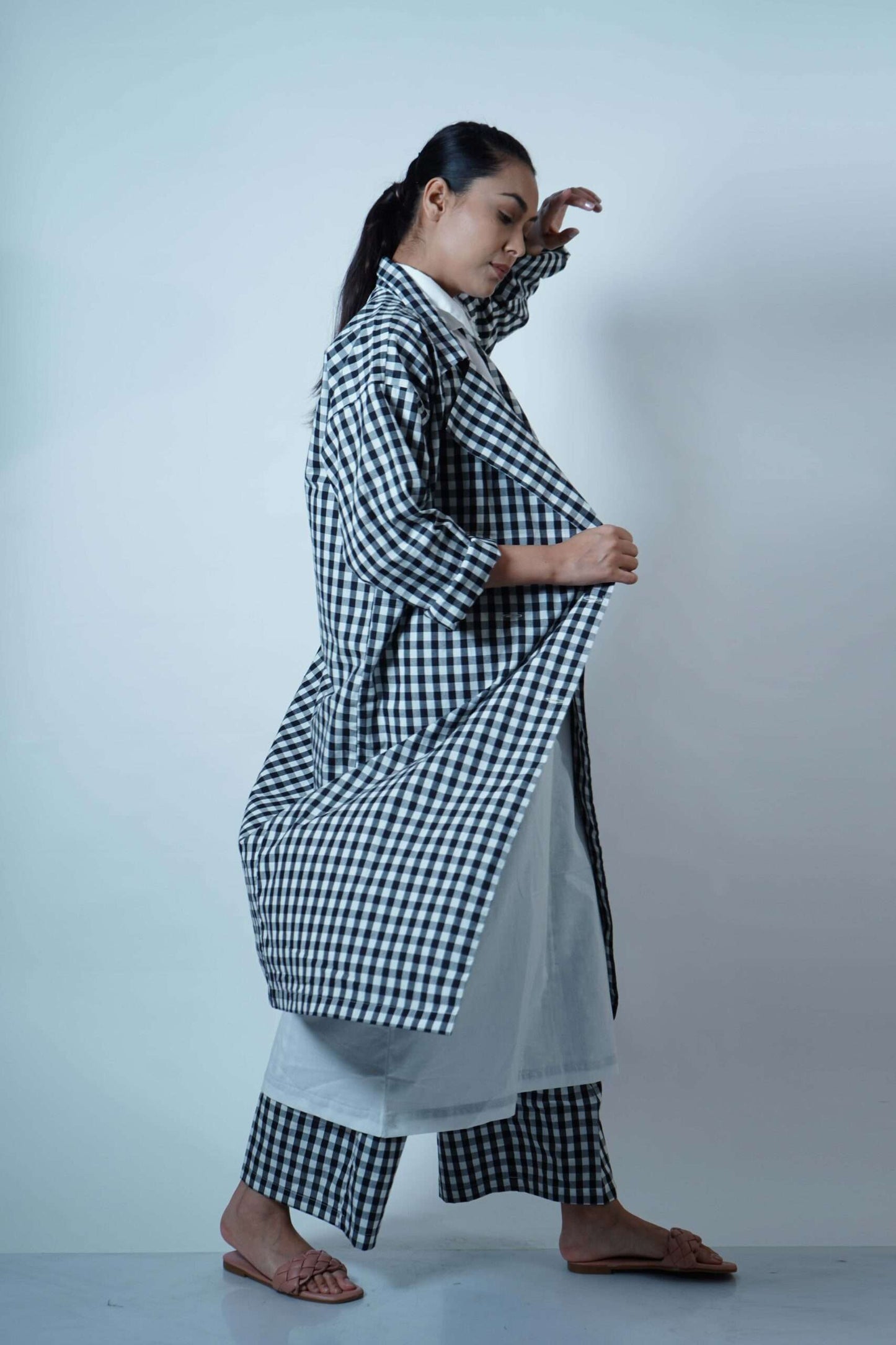 LAPEL COLLAR OVERLAY CO-ORD WITH SCARF (SET OF 3)