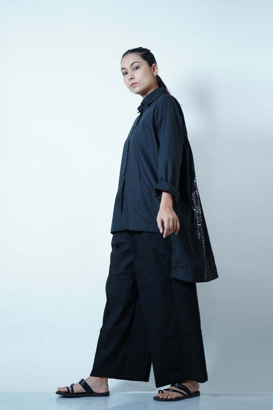 BACK GATHERED TOP CO-ORD (SET OF 2)