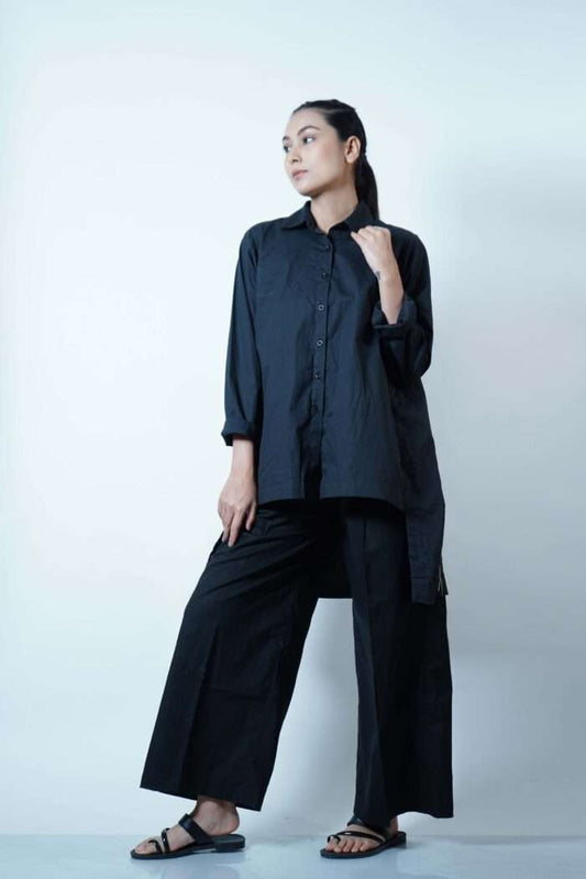 BACK GATHERED TOP CO-ORD (SET OF 2)