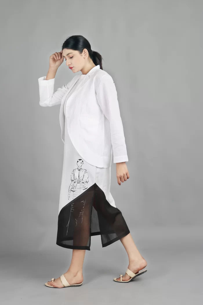 ROLL COLLAR JACKET CO-ORD (SET OF 2)